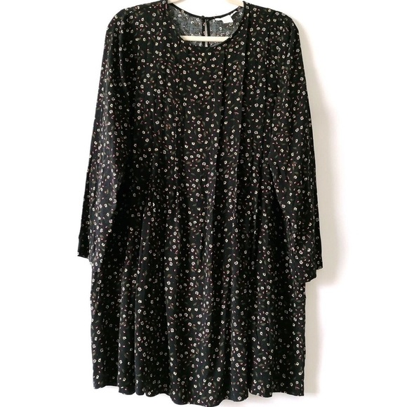 Dresses & Skirts - H&M bundle of Floral Black Dress and black dress like new